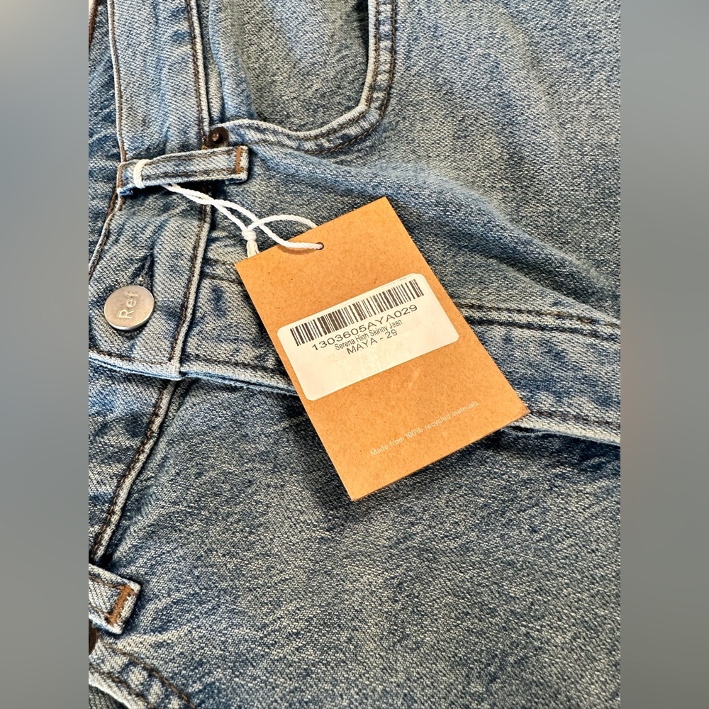 Reformation Serena High Skinny Jeans color Maya size 29 NWT - Picture 12 of 17